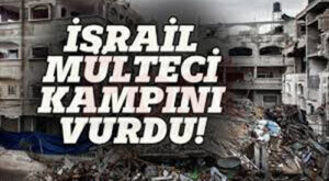 İsrail Cibaliye Mülteci Kampı’nı vurdu
